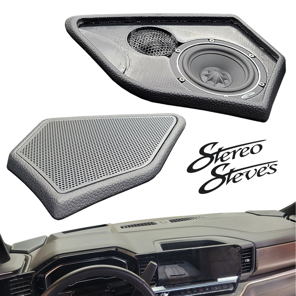 2024-2026 GM Truck Dash Pods 3-Way Speaker Kit ARC RS Sierra Silverado