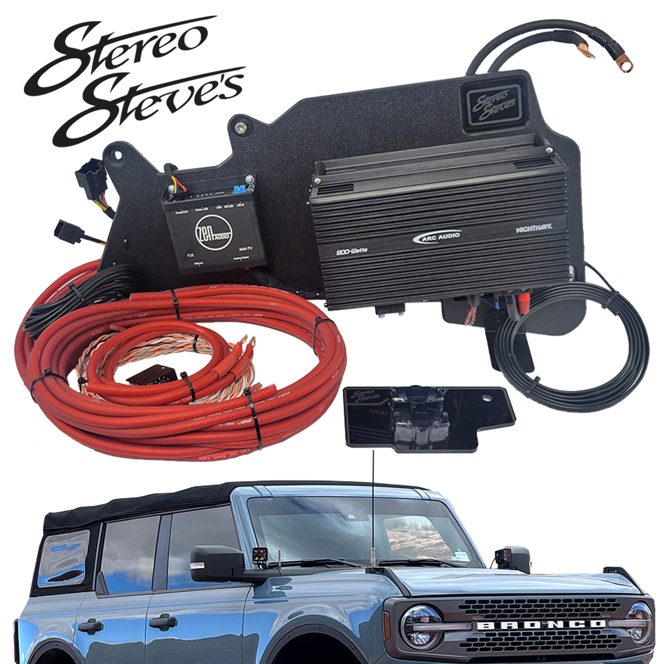 Ford Bronco ARC Audio Blackbird DSP Power Package