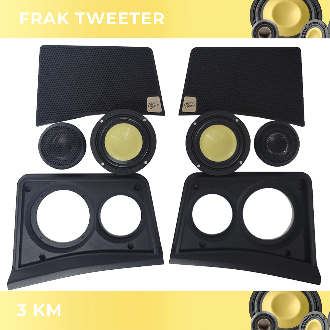 Ford Bronco Dash Pod Kit w/ Focal K2Power M Drivers