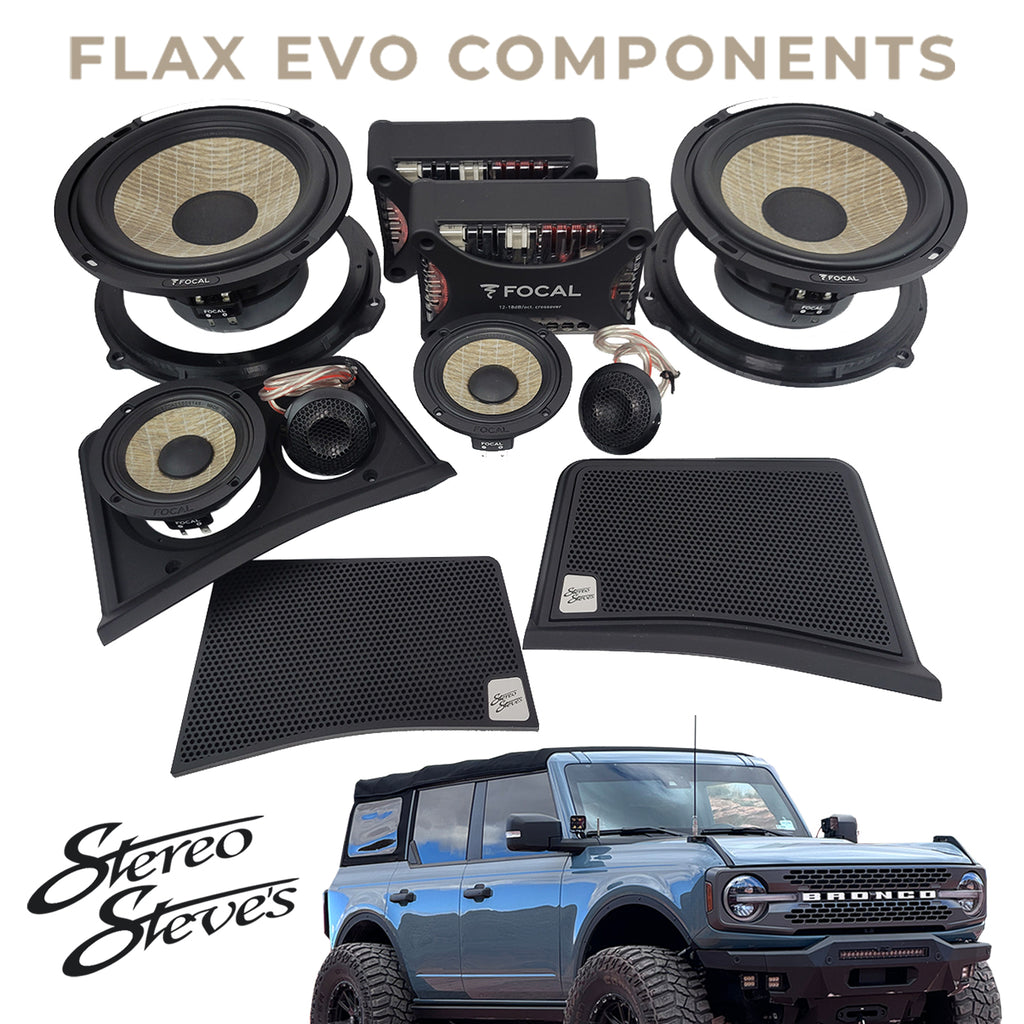Ford Bronco Focal Flax 3-Way Mobile Concert Kit